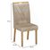 Mesa De Jantar Ambiente Júlia 160x80cm Cinamomo Off White Com 6 Cadeiras Lara Veludo Bege - Valdemóveis