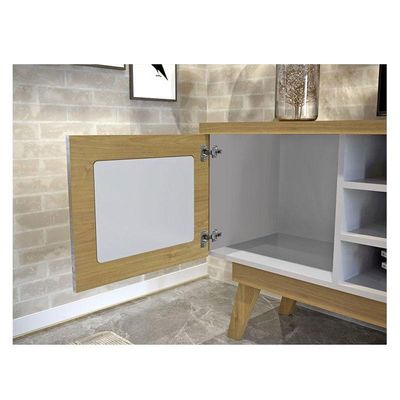 Rack Bancada Detroit Cinamomo Off White – Valdemóveis
