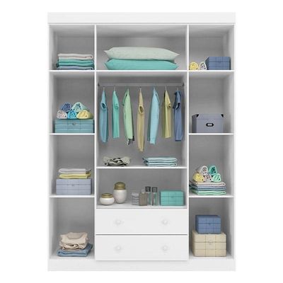 Quarto De Bebê Helena Com Berço Lila Branco Brilho Com Colchão Phisical – Phoenix
