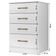 Cômoda Gaveteiro Ambiente Ms913 Branco Brilho - Moval