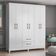 Guarda Roupa Casal Ambiente Panamá 6 Portas Branco Brilho - Moval