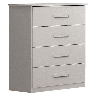 Cômoda Rubi 4 Gavetas Branco ? Leifer Móveis