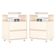 Kit 2 Mesas De Cabeceira Lacy Off White ? Henn