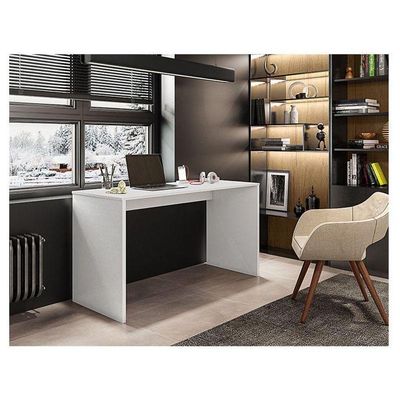 Mesa Para Computador Gávea Branco Trama - Móveis Leão