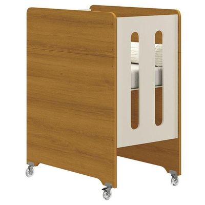 Quarto De Bebê Zaki E Berço Americano Evolution 4 Em 1 Areia Acetinado Savana Com Colchão Ortobom - Reller