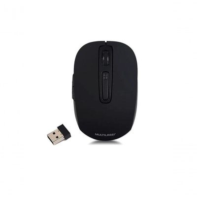 Mouse Multilaser Sem Fio Wave Litio 1600dpi 6 Botoes - Mo277