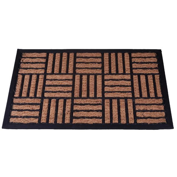 Capacho em Fibra de Coco Cazza Geométrico 40cm x 60cm