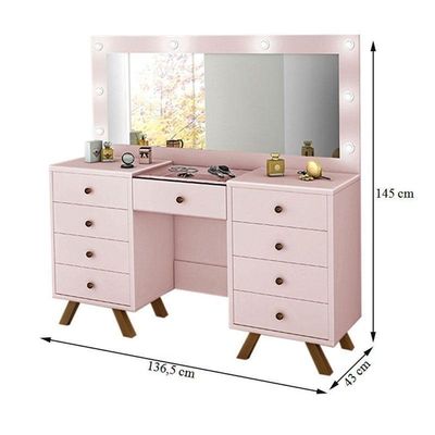 Penteadeira Camarim Mila Rose ? Luapa Móveis
