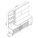 Estante Home Theater Frizz Plus Com Rodízios Cinamomo Off White - Madetec