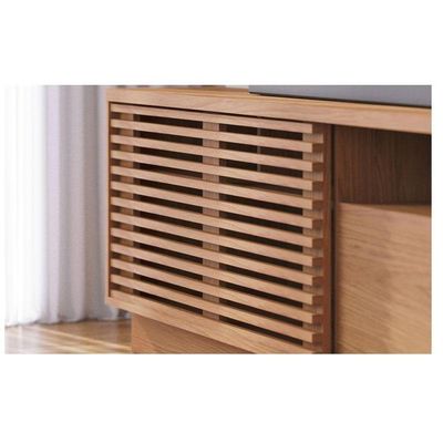 Estante Home Theater Campeche Freijó Off White Matte - Colibri