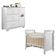 Berço Americano Mirelle E Cômoda Infantil Ane Branco Brilho – Phoenix Baby