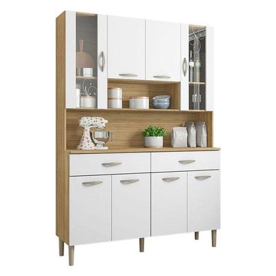 Kit Cozinha Ambiente Golden 8 Portas Freijó Supremo - Kits Paraná