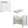 Berço Americano Mirelle Com Colchão Gazin E Cômoda Infantil Ternura Baby Branco Brilho - Incorplac