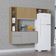 Cozinha Suspensa Com Balcão Mel 163 Cm Damasco Ripado Off White– Poquema