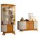 Aparador Para Sala Buffet Ambiente Mônaco E Cristaleira Moss Cinamomo Off White – Madetec