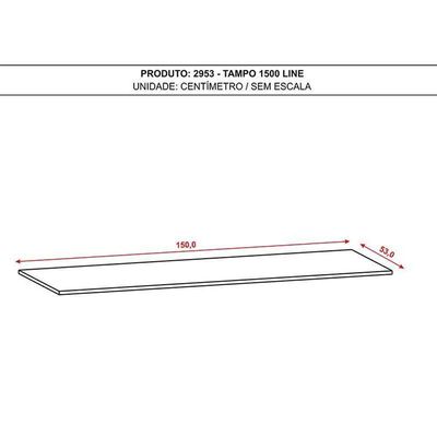 Tampo 150 Cm Line Gris - Kits Paraná