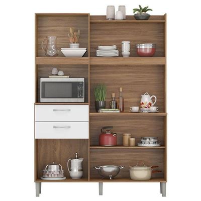 Kit Para Cozinha Harmonia Amendola Branco - Demóbile