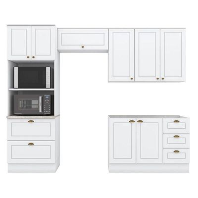 Cozinha Modulada Nova York 4 Peças Branco Hp – Henn