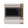 Painel Para Tv Home Suspenso Juriti 1.5 Off White Matte Freijó - Colibri