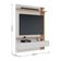 Painel Para Tv Home Suspenso Juriti 1.5 Off White Matte Freijó - Colibri