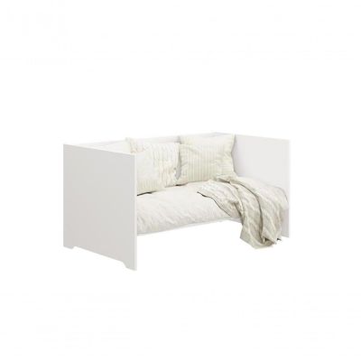 Berço Americano Evolution 4 Em 1 Branco Acetinado Com Colchão Mini E Colchão Americano Ortobom - Reller