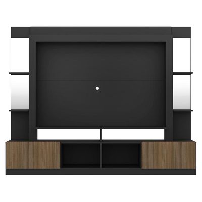 "Estante Tv 65"" Prateleiras C/ Espelho Oslo Multimóveis V3393"