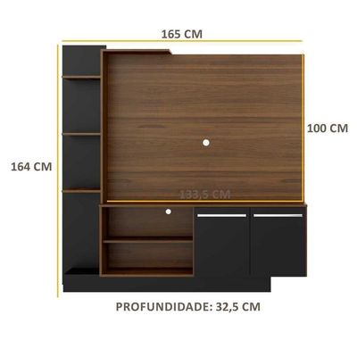 "Estante Tv 55"" E 2 Portas Denver Multimóveis V2473"