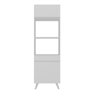 Paneleiro 2 Portas 63cm Para Forno E Microondas Veneza Multimóveis V3679 Branco Branco