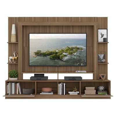 "Estante Com Suporte Tv 65"" E 2 Portas Oslo Multimóveis V3386"