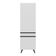 Paneleiro 2 Portas 62cm Veneza Multimóveis V3739 Branco/preto Branco/preto