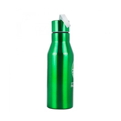 Garrafa Inox Palmeiras Verde Com Tampa 600ml Oficial