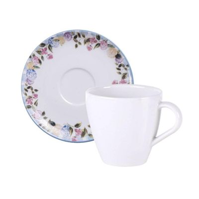 Aparelho de Jantar 20 Peças Porcelana Tramontina Aura Floral Jogo 4 Pessoas