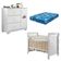 Berço Americano Mirelle E Cômoda Infantil Ane Branco Brilho Com Colchão Ortobom – Phoenix Baby