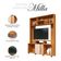 Estante Para Sala Milla Cinamomo Off White ? Hb Móveis