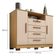 Cômoda Ambiente Madri 4 Gavetas 2 Portas Carvalho Americano Off White - Incorplac