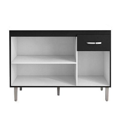 Balcão De Pia Gabriela 120 Cm Preto - Ajl