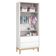 Quarto De Bebê 2 Portas E Cômoda Gaveteiro New Classic Branco Com Pés Madeira Natural E Colchão Gazin ? Reller