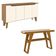 Buffet Quartzo E Aparador Menphis Off White Nature – Henn