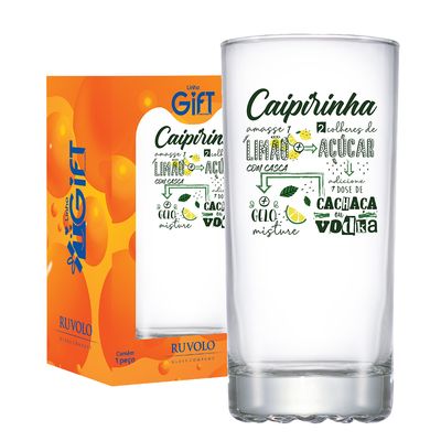 Copo para Caipirinha Ruvolo Bowling 340ml - Item Sortido