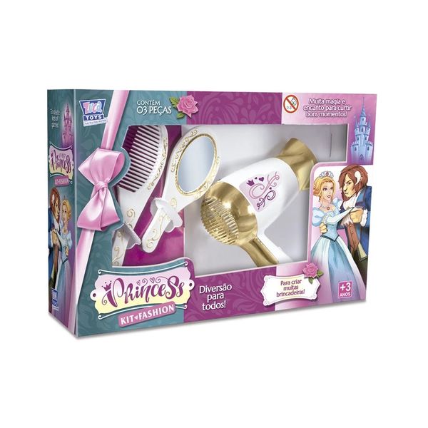 Kit Zuca Toys Princess Fashion com Secador e Acessórios Kit Zuca Toys Princess Fashion com Secador e Acessórios