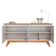 Aparador Para Sala Buffet Ambiente Classic 1.8 Off White Nature - Imcal