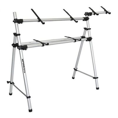 Rack Titanium Para Acomodar 2 Teclados Controlador Usb E Sintetizador Profissional 76 Teclas / 6 Oitavas