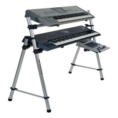 Rack Mesa Tubular Para Teclados Yamaha Roland Kurzweil E Korg