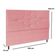 Cabeceira Cama Box Queen 160cm Virgínia Suede Rosa E Frame
