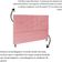 Cabeceira Cama Box Queen 160cm Virgínia Suede Rosa E Frame