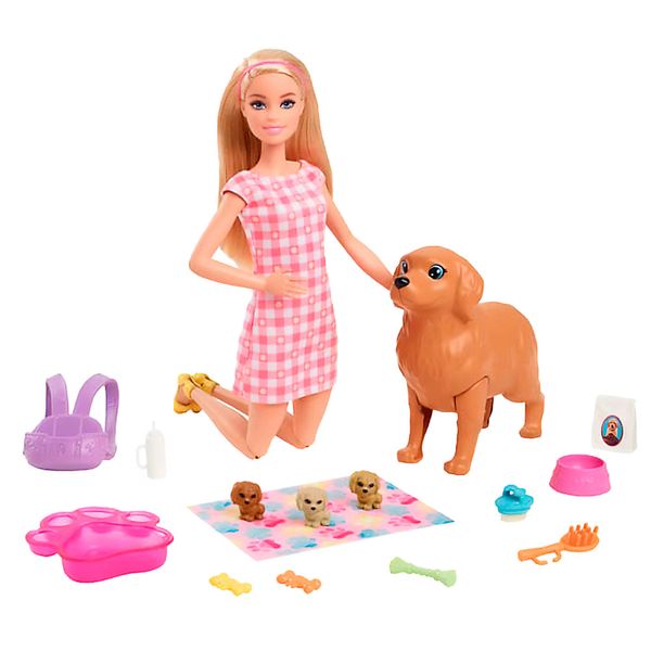 Boneca Barbie Cachorrinhos Recém-Nascidos