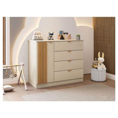 Cômoda Infantil Ayla Off White - Phoenix