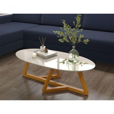 Mesa De Centro Lens Off White
