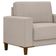Poltrona Decorativa Sala De Estar Living Zaire M22 Linho Areia - Mpozenato