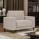 Poltrona Decorativa Sala De Estar Living Zaire M22 Linho Areia - Mpozenato